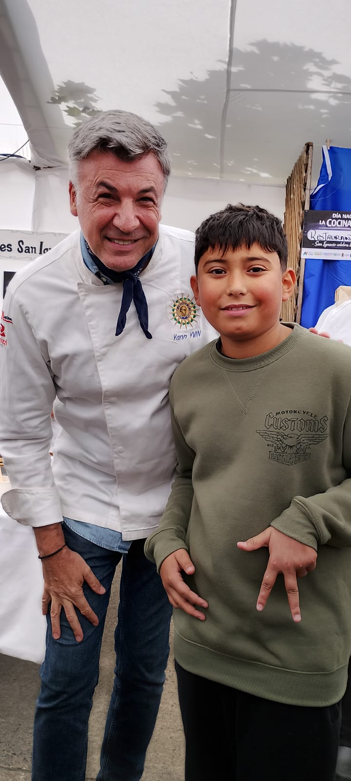 Chef y Guillermo Rivas